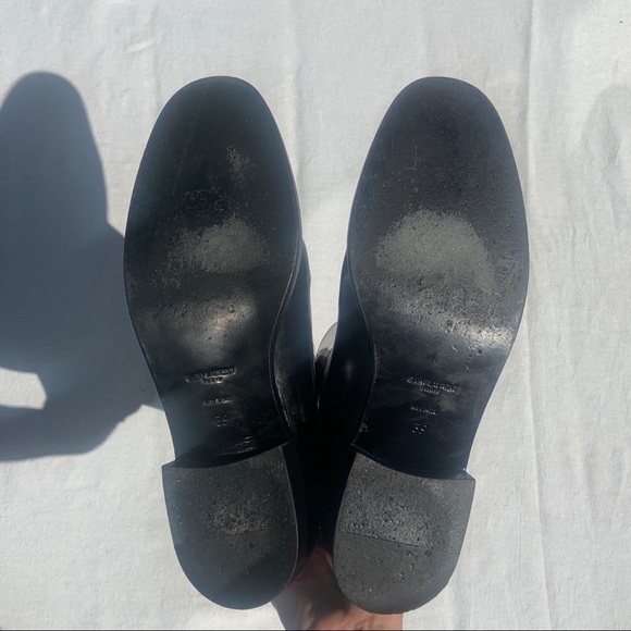 SOLD Authentic Saint Laurent Black Mid-Calf Boots - Picture 11 of 16